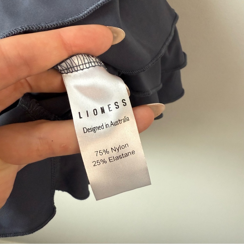 Lioness Bisous Ruffle Mini Dress Mineral‎ S - Picture 5 of 8